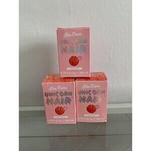 3X Lime Crime Neon Peach Vegan Hair Dye SET Semi Permanent Tint Vibrant Orange